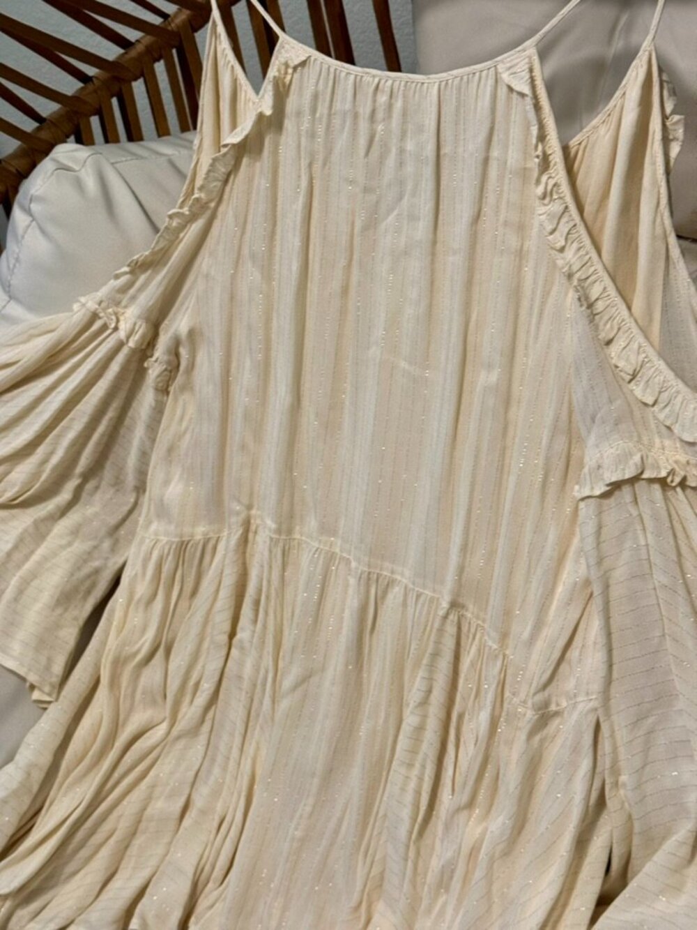 Spell & the Gypsy Florence Mini Dress in Creme Brulee | Small | New With Tags - Picture 10 of 14